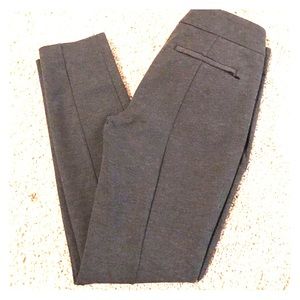 Loft 10p Zip Pocket Pintucked Ponte Pants